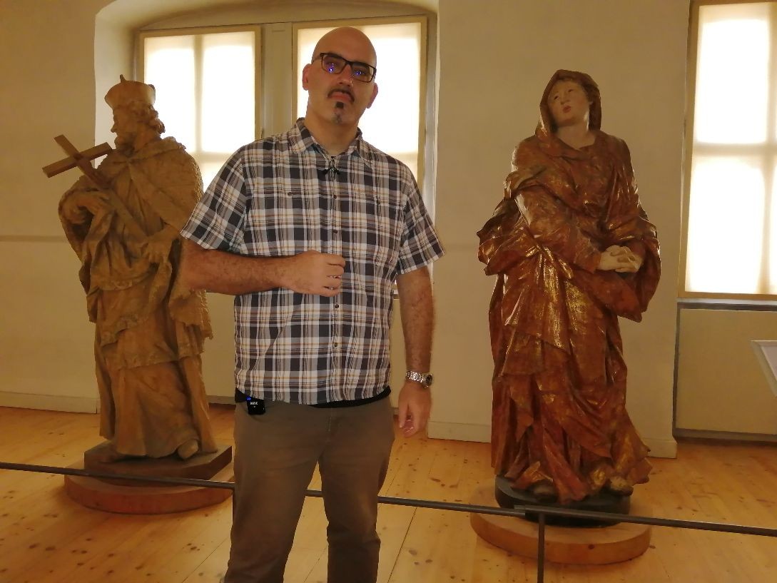 Wertvolle Barockfiguren im Kloster Eberbach
